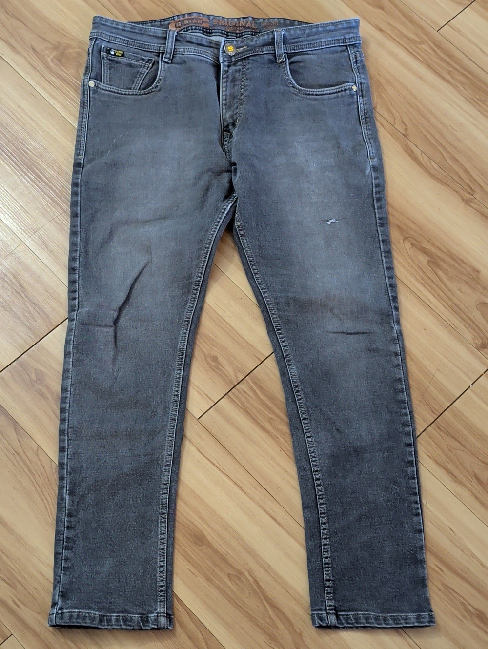 Men's Gray Slim Fit G Star Raw Jeans